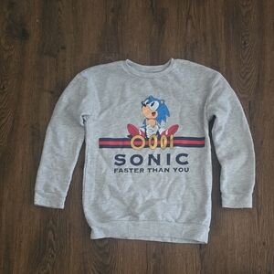 Sonic Kids Gray Sweater